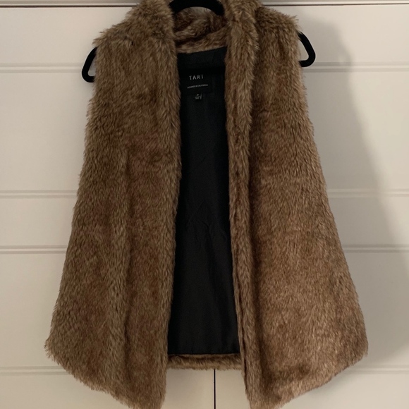tart Sweaters - TART FAUX FUR VEST STITCH FIX